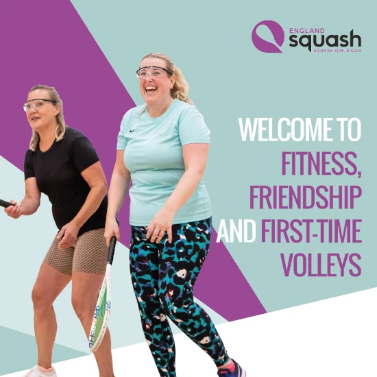 Women & girls only coach lead learn to play squash sessions in Greater Manchester